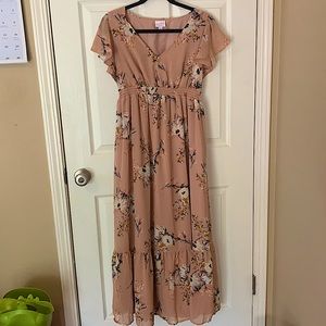 Perfect condition floral maternity dress